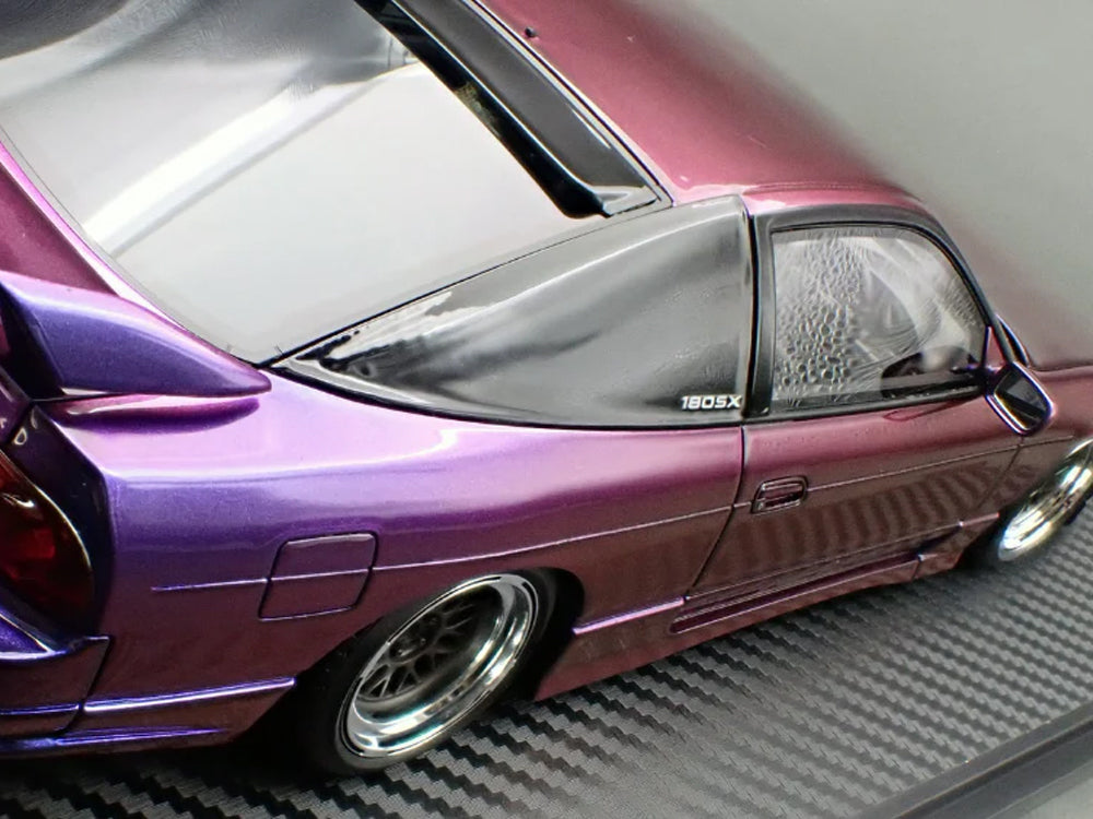 Ignition Model 1/18 Nissan 180SX Type X RPS13 Metallic Purple