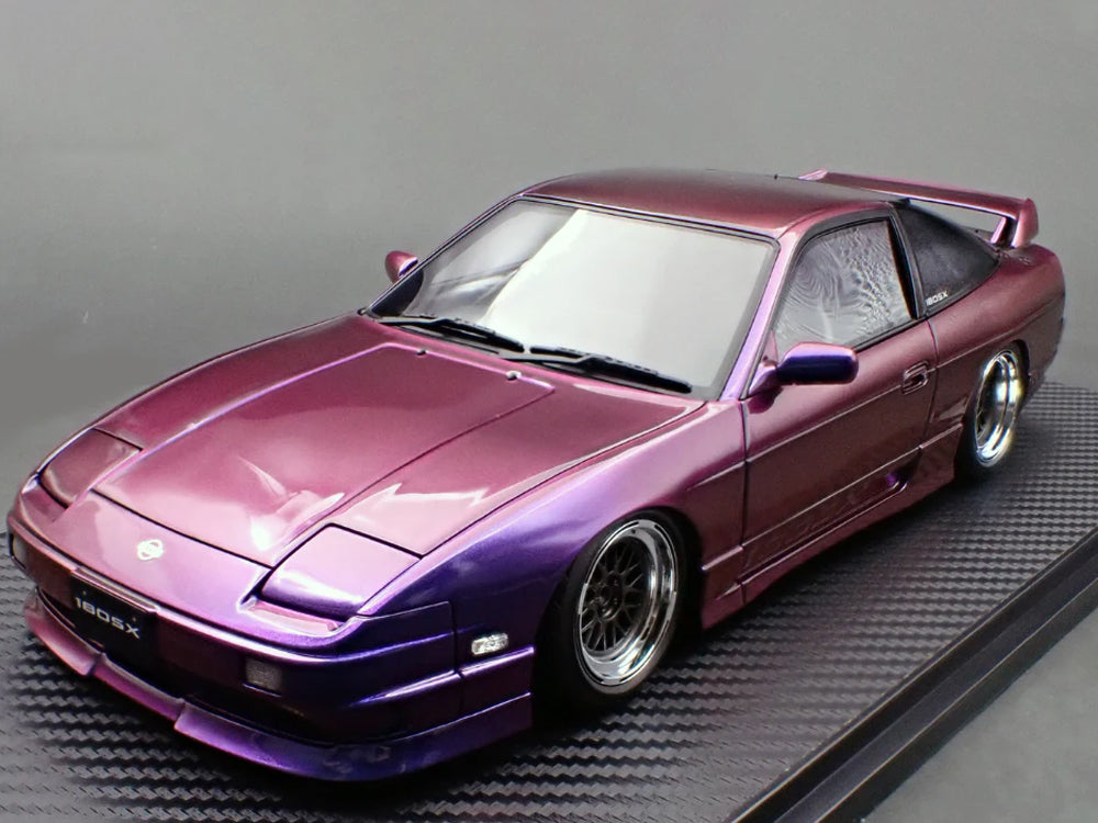 Ignition Model 1/18 Nissan 180SX Type X RPS13 Metallic Purple