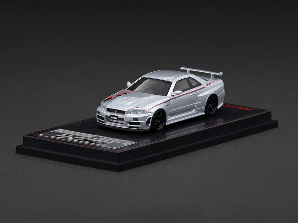 Ignition Model 1/64 Nissan Skyline GTR R34 Z Tune Silver