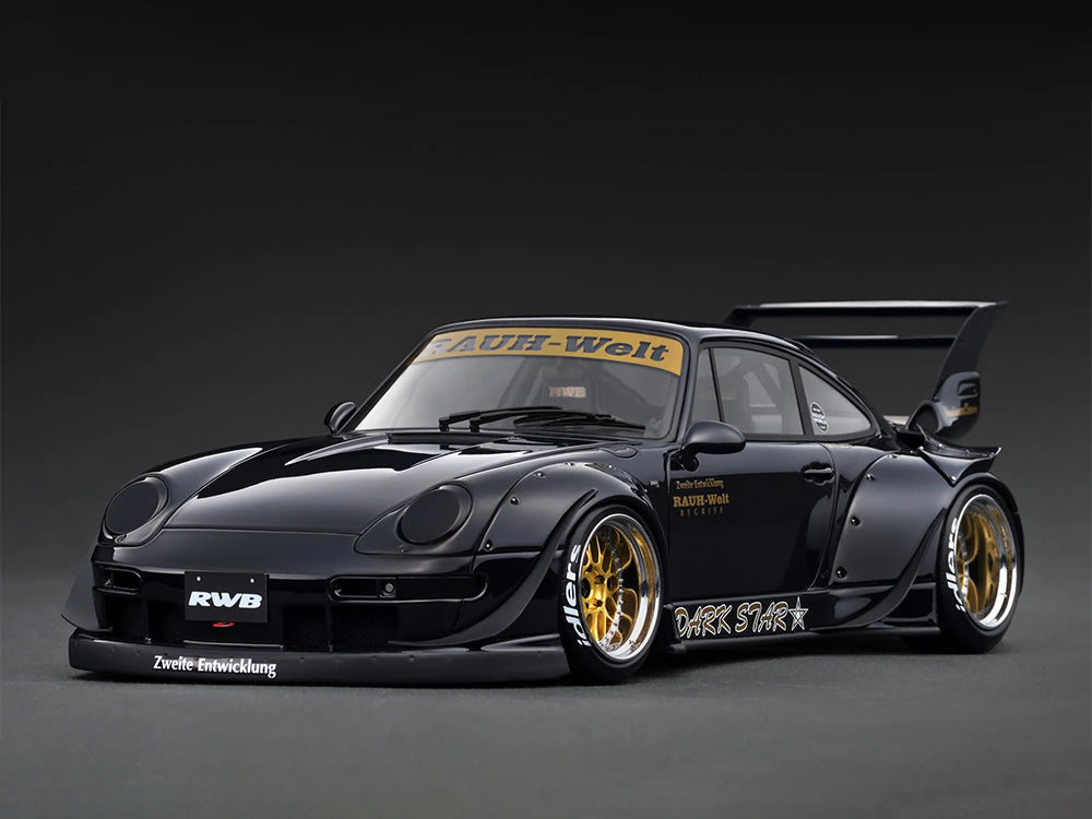 【ignition model】Porsche RWB993MatteBlack Ignition Model 1/18 RWB 993 Black