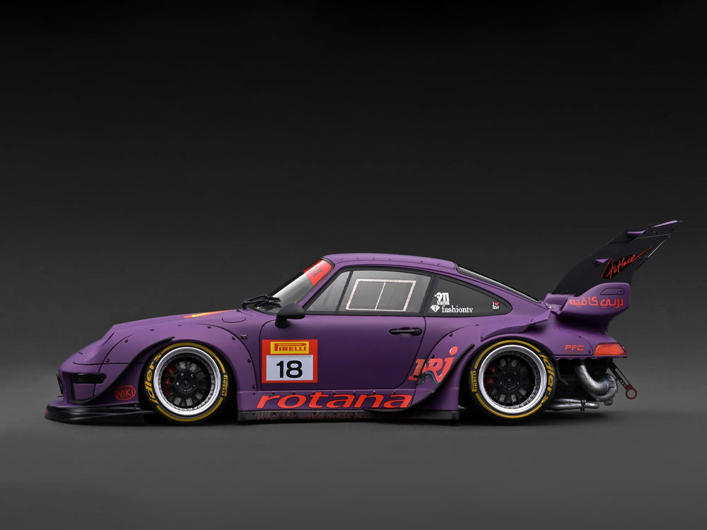 Ignition Model 1/18 RWB 993 Matte Purple with Mr Nakai Figurine