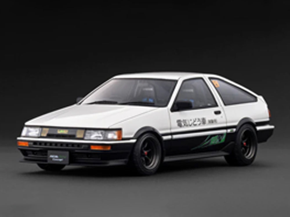 Ignition Model 1/18 Toyota Corolla Levin AE86 BEV 3 Door Black White