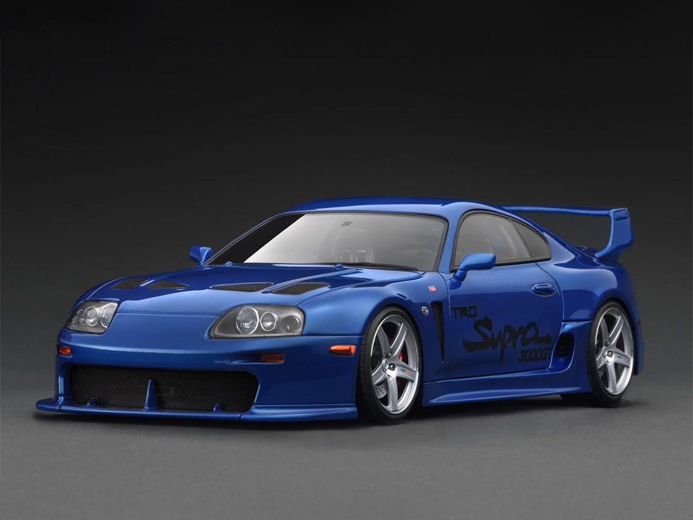 Ignition Model 1/18 Toyota Supra JZA80 TRD 3000GT Blue Metallic