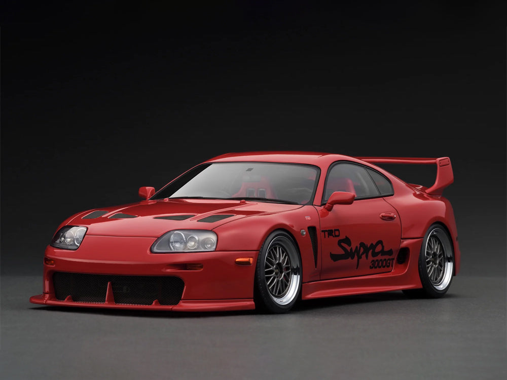 Ignition Model 1/18 Toyota Supra JZA80 TRD 3000GT Red