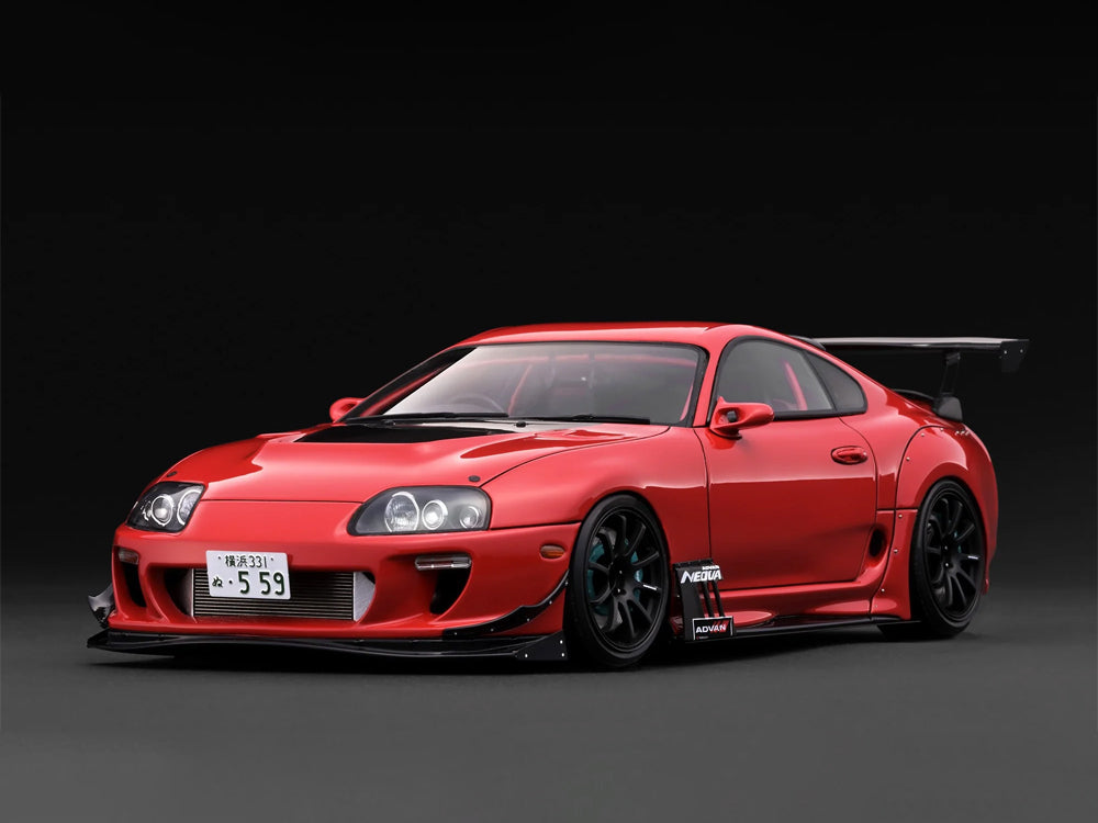 Ignition Model 1/18 Toyota Supra RZ JZA80 Orido Street Version Red