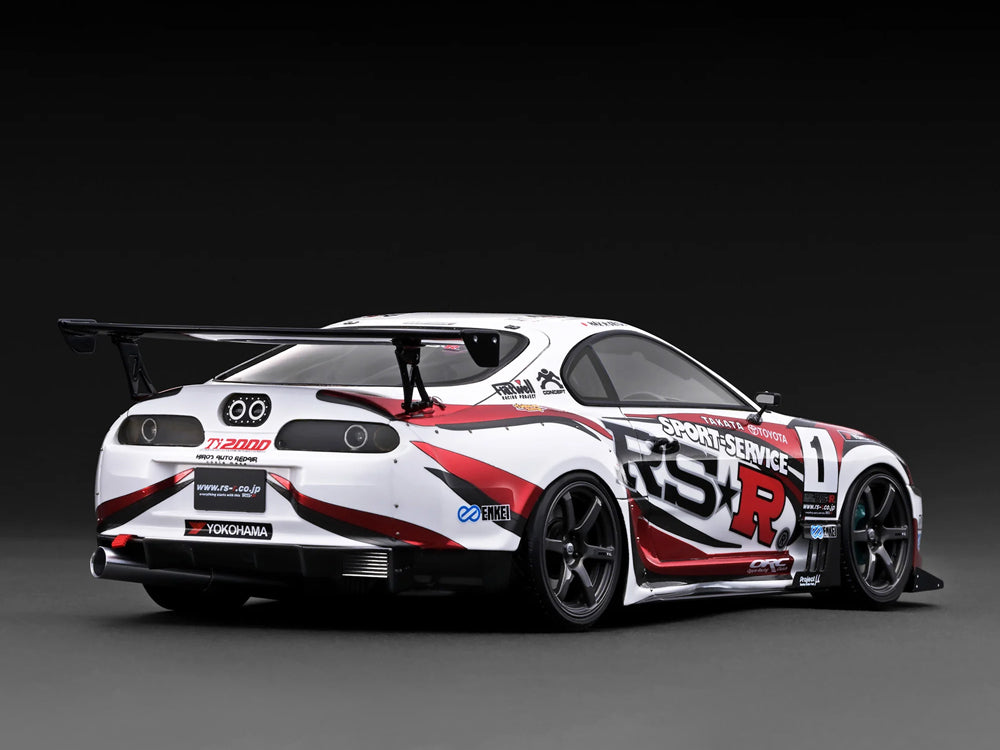 Ignition Model 1/18 Toyota Supra RZ JZA80 White RSR Livery