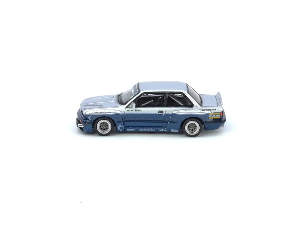 Inno64 BMW E30 M3 Pandem Silver/Blue