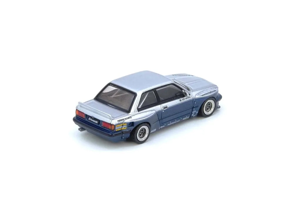 Inno64 BMW E30 M3 Pandem Silver/Blue
