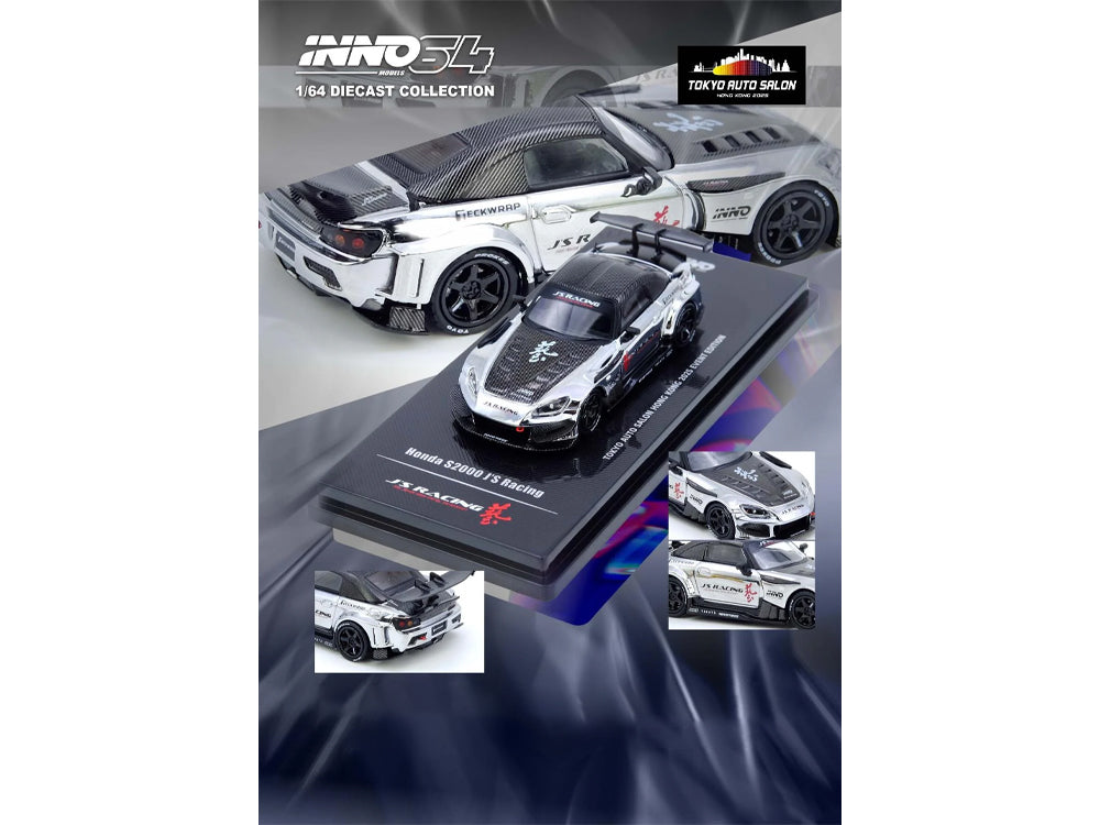 Inno64 Honda S2000 J's Racing Tokyo AutoSalon Hong Kong 2025 Chrome Silver