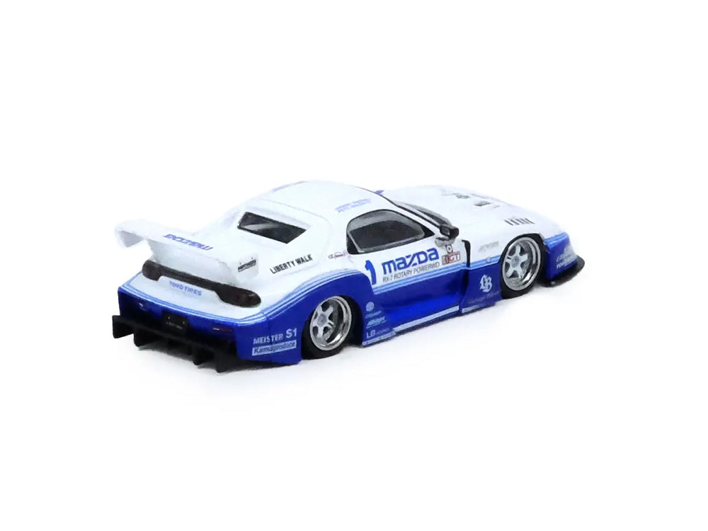 Inno64 Mazda RX7 FD3S LB-Super Silhoutte Blue/White Hong Kong Toy Car Salon 2024 Special Edition