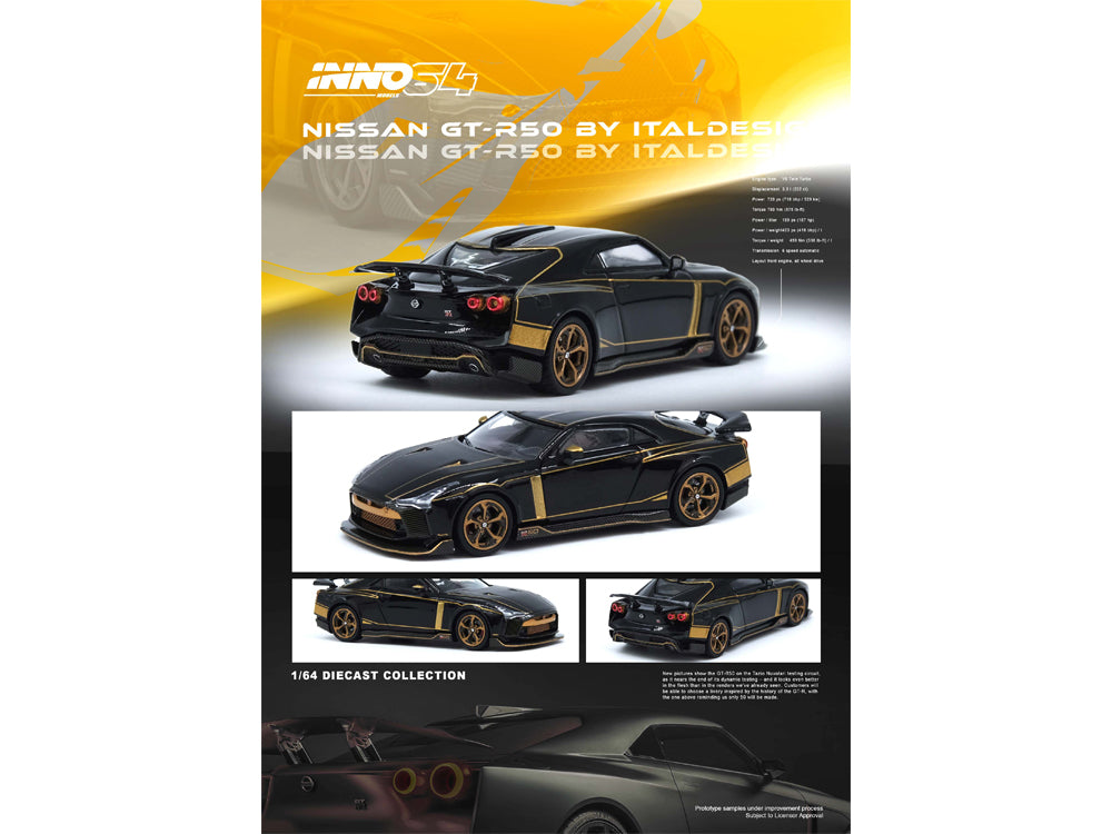 Inno64 Nissan GT-R50 by ITALDESIGN Black