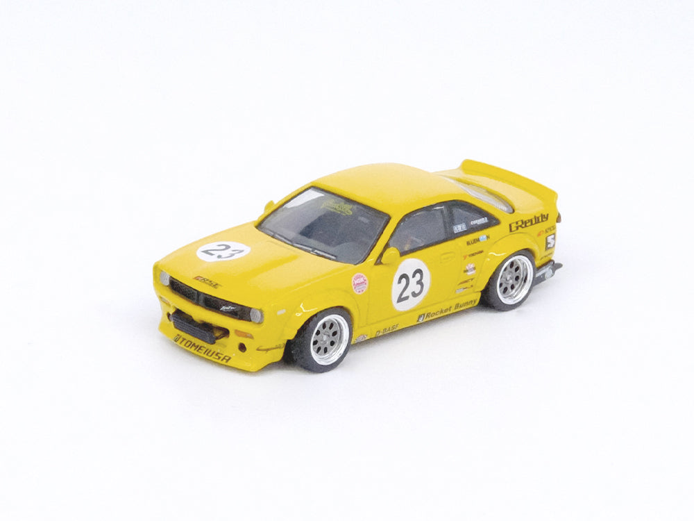 Inno64 Nissan Silvia S14 BOSS Rocket Bunny SEMA 2015 Yellow - Diecast Toyz Australia