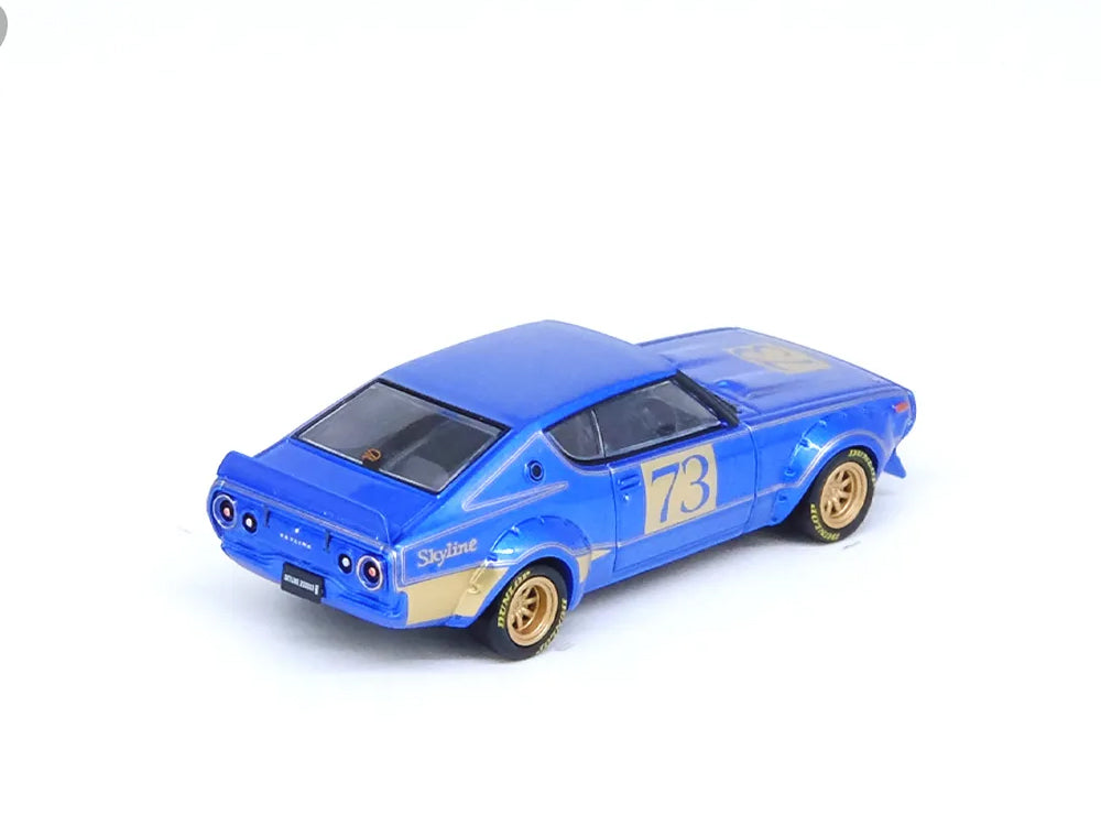 Inno64 Nissan Skyline 2000 GT-R KPGC110 Racing Concept Blue - Diecast Toyz Australia