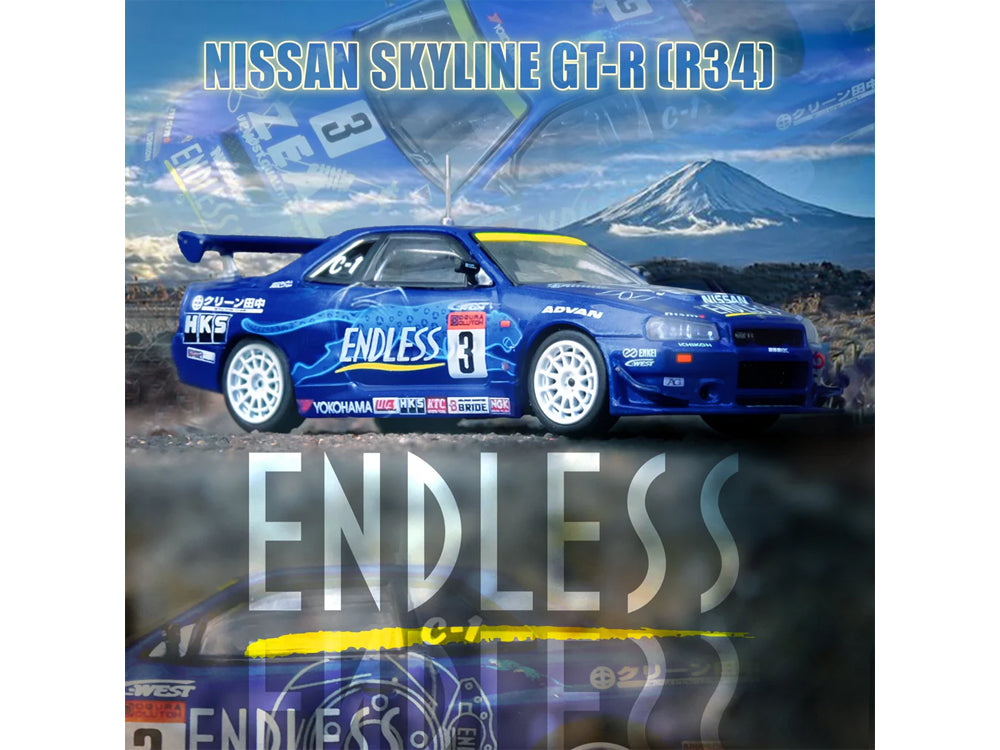 Inno64 Nissan Skyline GT-R R34 #3 Endless Advan Super Taikyu 2002 Winner