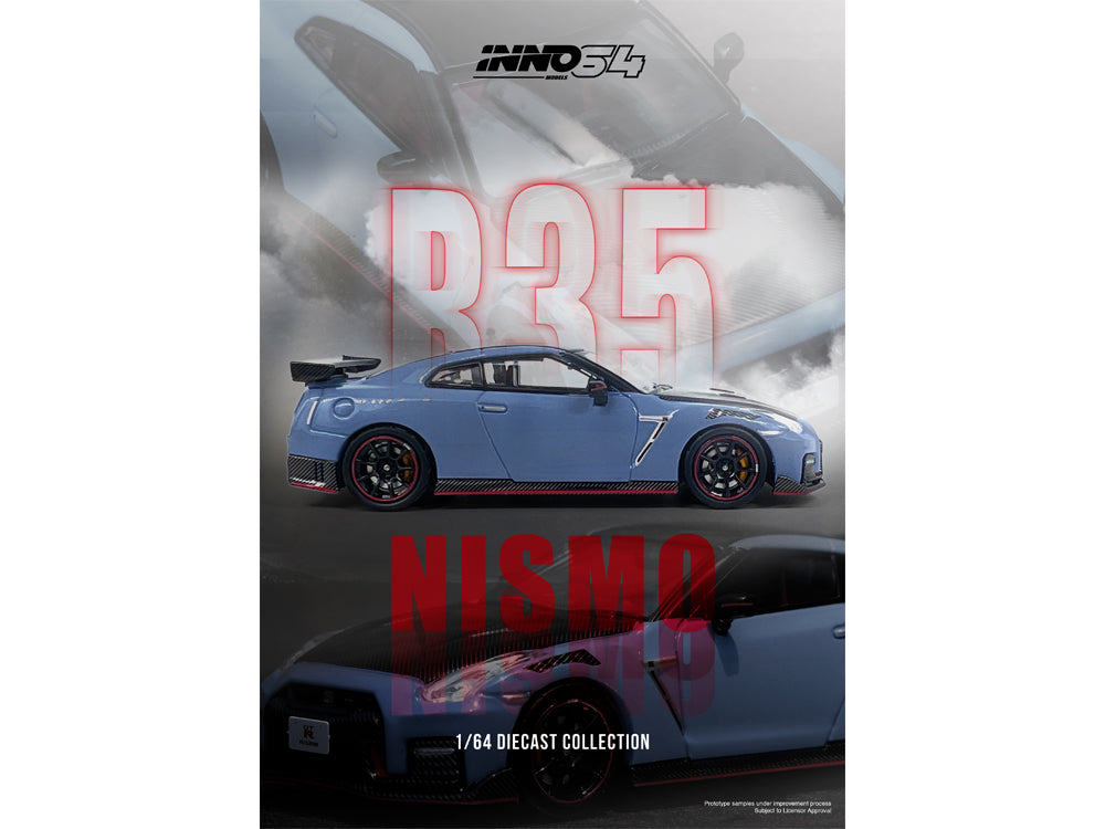 Inno64 Nissan Skyline GT-R R35 NISMO Special Edidtion Stealth Grey - Diecast Toyz Australia