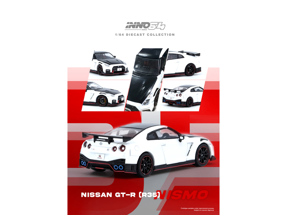 Inno64 Nissan Skyline GT-R R35 NISMO White