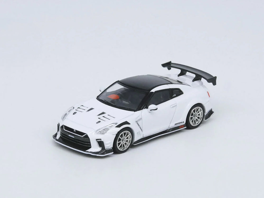 Inno64 Nissan Skyline GT-R R35 Top Secret Tokyo Auto Salon 2021 White