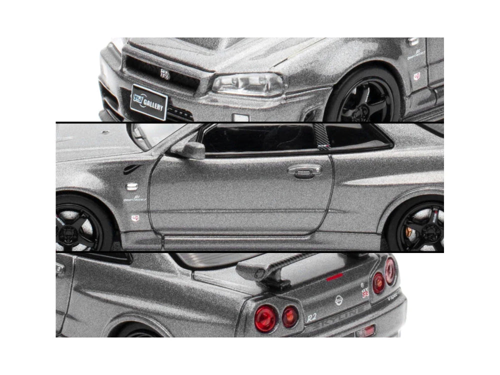 Inno64 Nissan Skyline GT-R R34 Z Tune Thailand Diecast Expo 2025 Event Edition Grey