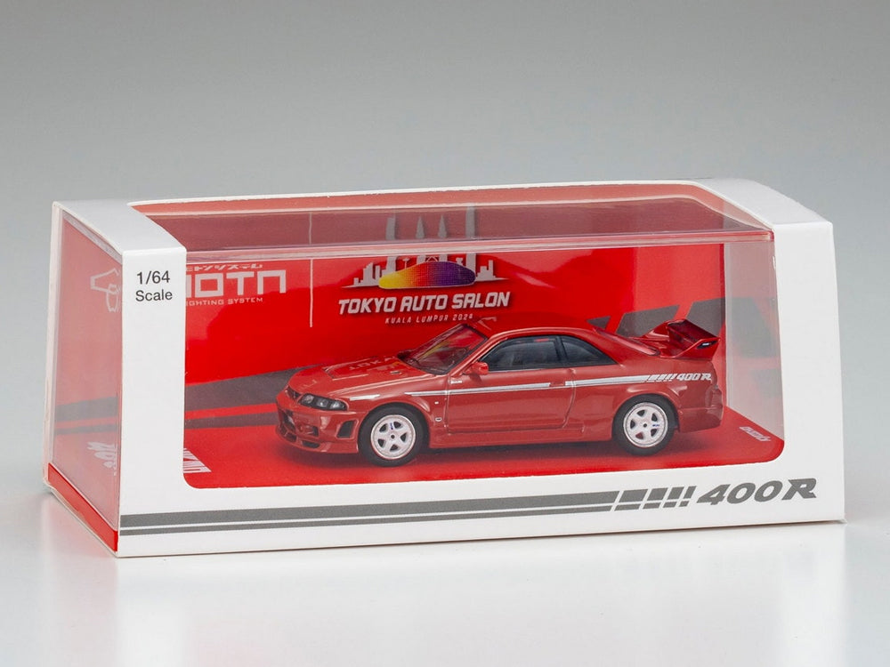 Kyosho 1/64 NISMO 400R Tokyo Auto Show KL 2024 Red with MOTN LED Base