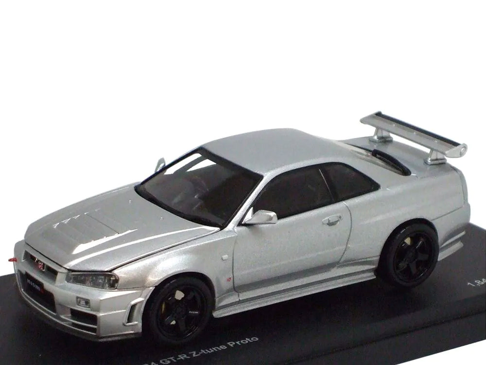 Kyosho 1/43 Nismo R34 GT-R Z-Tune Silver Proto