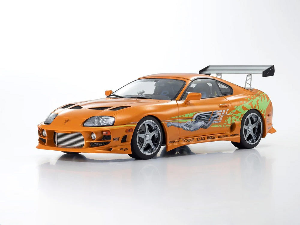 Kyosho 1/18 Toyota Supra JZA80 Turbo Fast n Furious Orange - Diecast Toyz Australia