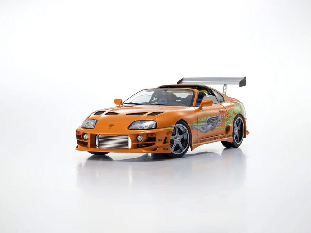Kyosho 1/18 Toyota Supra JZA80 Turbo Fast n Furious Orange - Diecast Toyz Australia