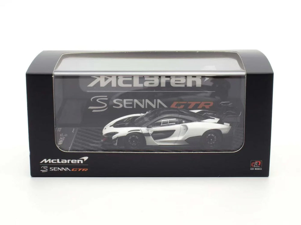 LCD Model 1/64 McLaren Senna GTR White TMCS 2025 Edition
