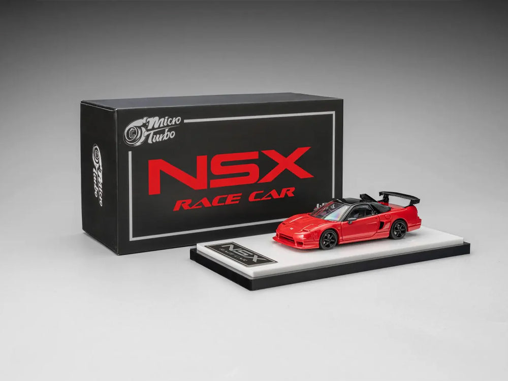 Micro Turbo 1/64 Honda NSX Race Car Metallic Red - Diecast Toyz Australia