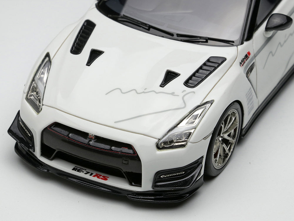 Make Up By EIDOLON 1/43 Nissan Skyline GTR R35 White Mines - Diecast Toyz Australia