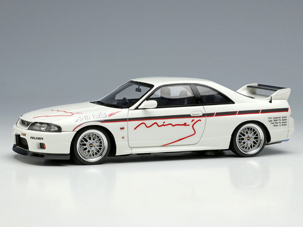 Make Up By EIDOLON 1/43 Nissan Skyline GTR R33 White Mines