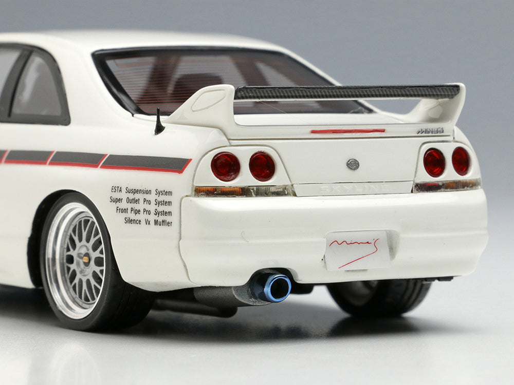 Make Up By EIDOLON 1/43 Nissan Skyline GTR R33 White Mines - Diecast Toyz Australia