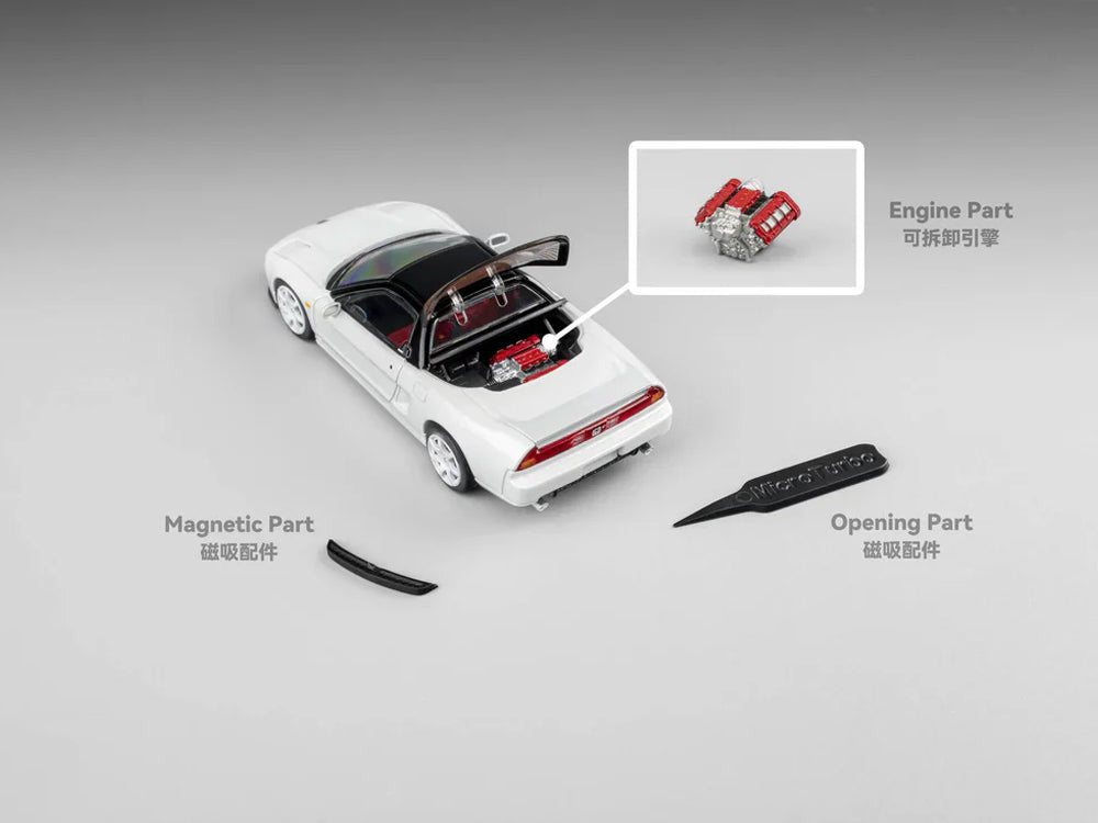 Micro Turbo 1/64 Honda NSX-R NA1 Metallic White