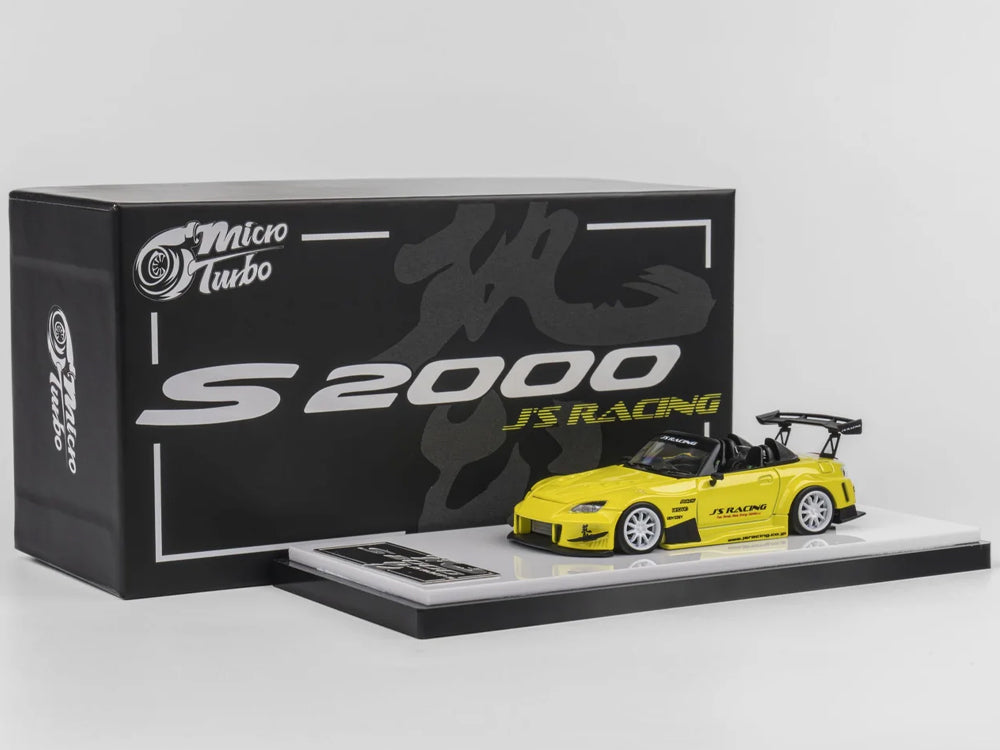 Micro Turbo 1/64 J's Racing S2000 Indy Yellow Pearl - Diecast Toyz Australia
