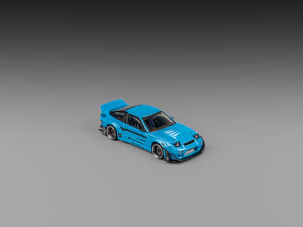 Micro Turbo 1/64 Nissan Silvia 180SX Rocket Bunny Metallic Blue