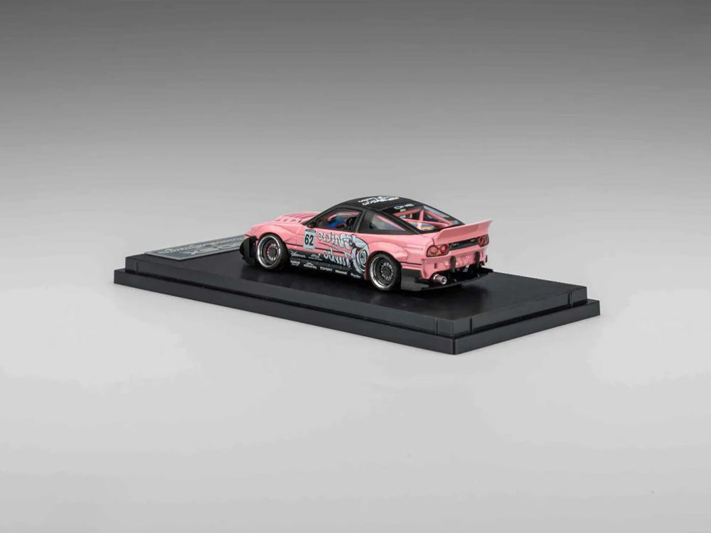 Micro Turbo 1/64 Nissan Silvia 180SX Rocket Bunny Metallic Pink