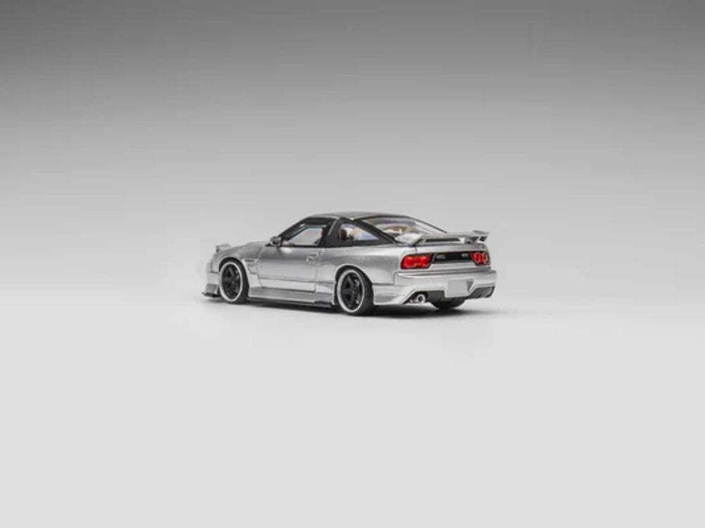 Micro Turbo 1/64 Nissan Silvia 180SX Spirit Rei MIYABI Silver