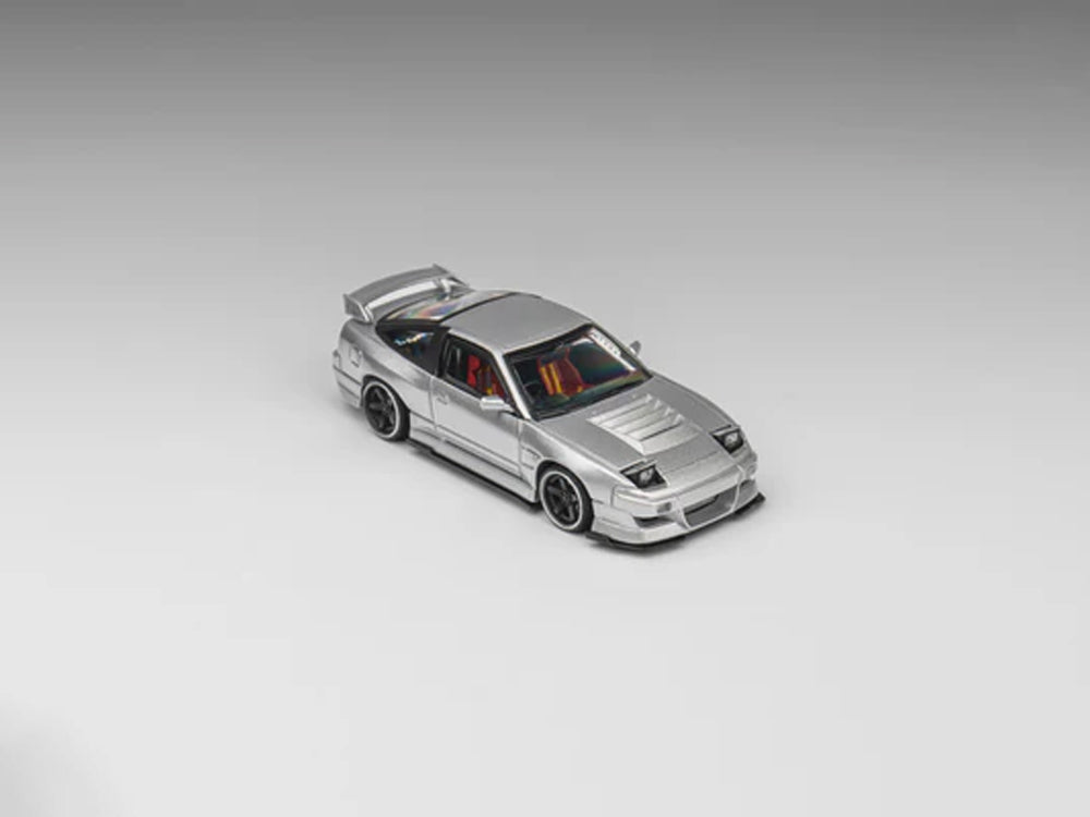 Micro Turbo 1/64 Nissan Silvia 180SX Spirit Rei MIYABI Silver