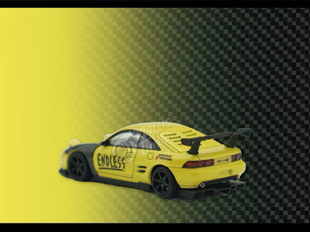 Micro Turbo 1/64 Toyota MR2 SW20 Modified Version Yellow Endless Racing - Diecast Toyz Australia