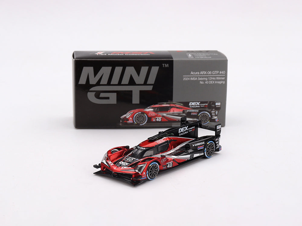 MiniGT 1/64 Acura ARX-06 GTP #40 Wayne Taylor Racing with Andretti 2024 IMSA Sebring 12hrs Winner