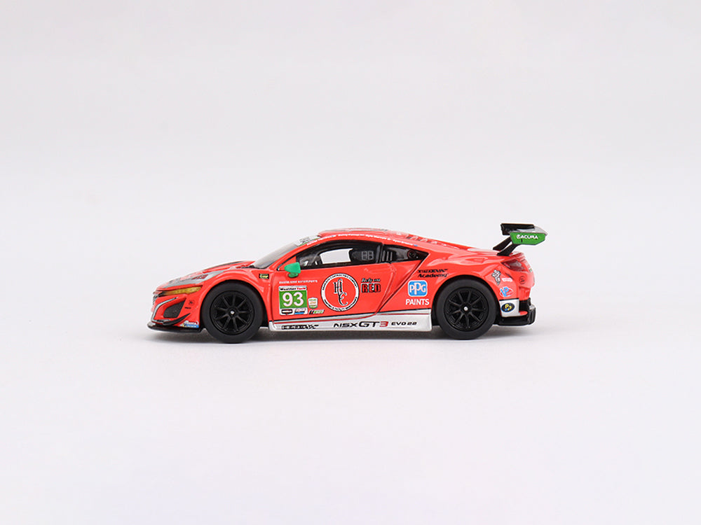MiniGT 1/64 Acura NSX GT3 EVO22 #93 WTR Racers Edge Motorsport IMSA 2023 Daytona 24Hr - Diecast Toyz Australia