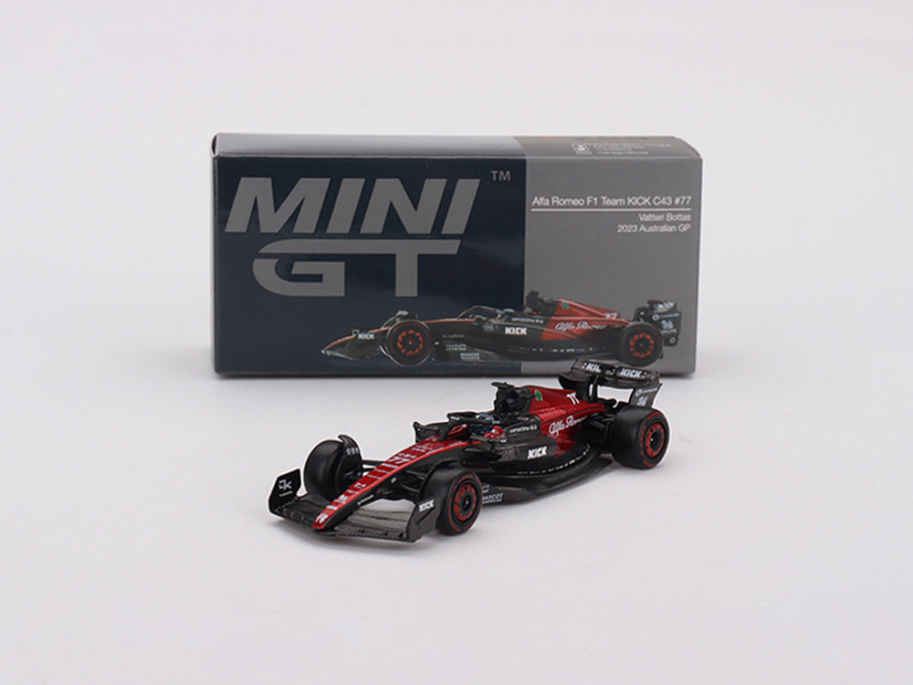 MiniGT 1/64 Alfa Romeo C43 #77 Valtteri Bottas 2023 F1 Australian GP - Diecast Toyz Australia