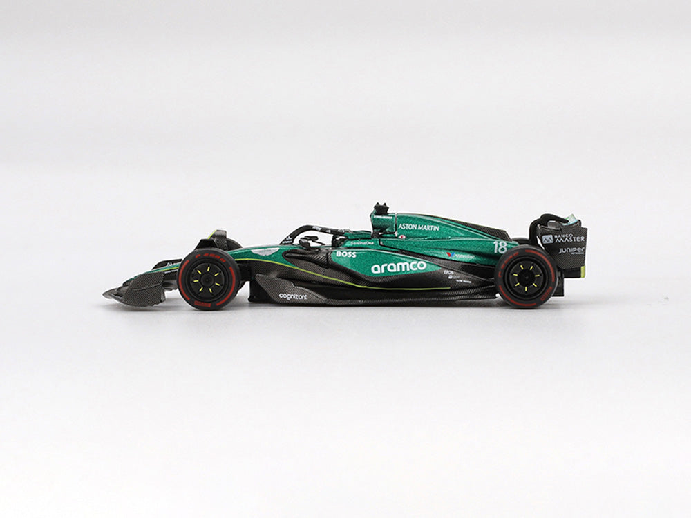 MiniGT 1/64 Aston Martin AMR24 F1 #18 Lance Stroll Bahrain GP