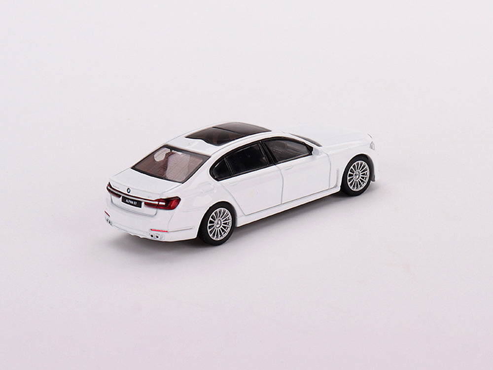 MiniGT 1/64 BMW Alpina B7 xDrive Alpine White - Diecast Toyz Australia