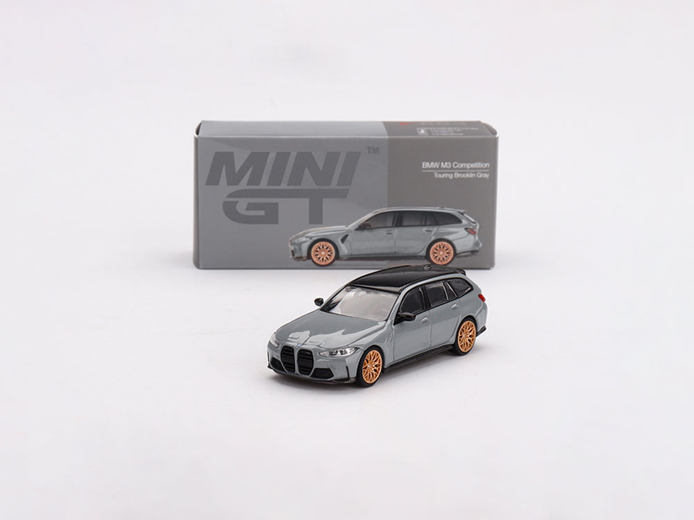 MiniGT 1/64 BMW M3 Competition Touring G81 Brooklyn Grey