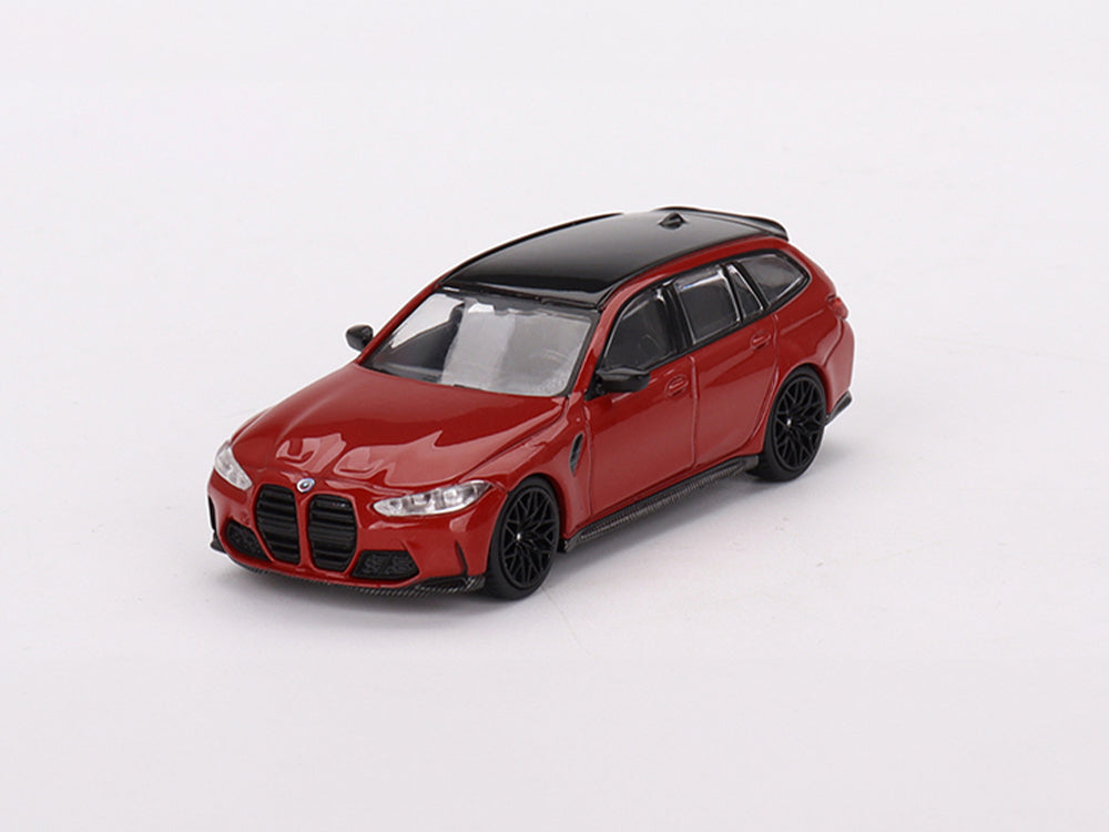 MiniGT 1/64 BMW M3 Competition Touring G81 Toronto Red Metallic - Diecast Toyz Australia