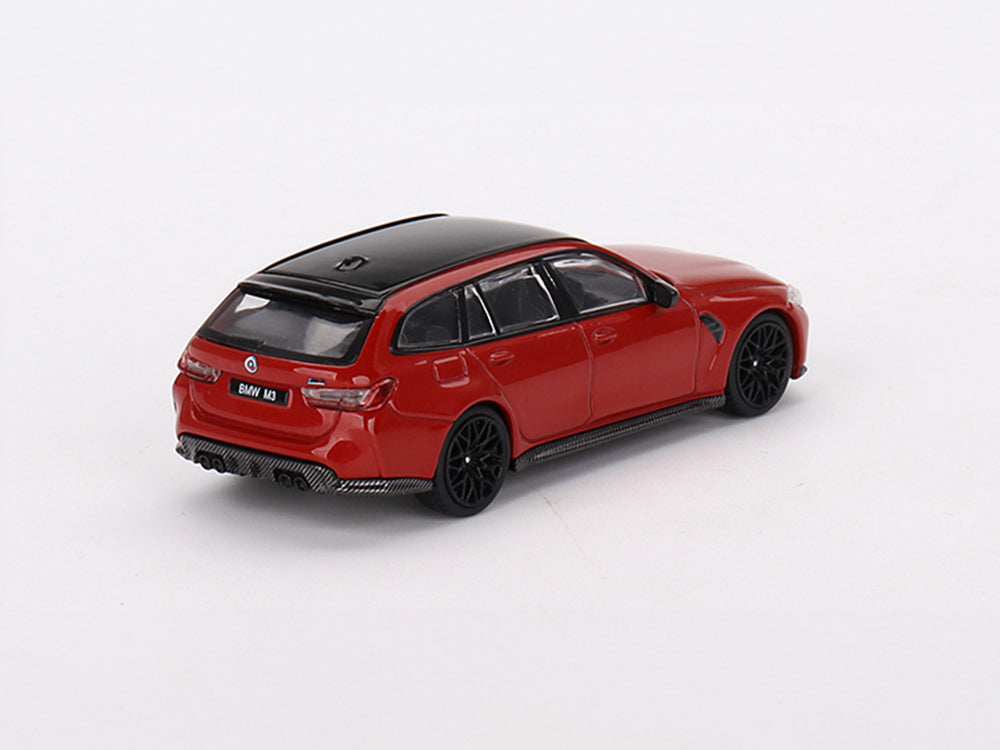 MiniGT 1/64 BMW M3 Competition Touring G81 Toronto Red Metallic - Diecast Toyz Australia
