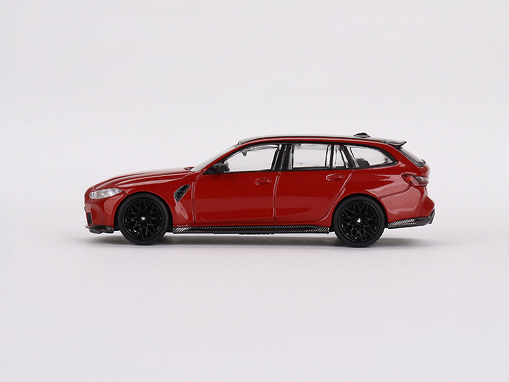 MiniGT 1/64 BMW M3 Competition Touring G81 Toronto Red Metallic - Diecast Toyz Australia