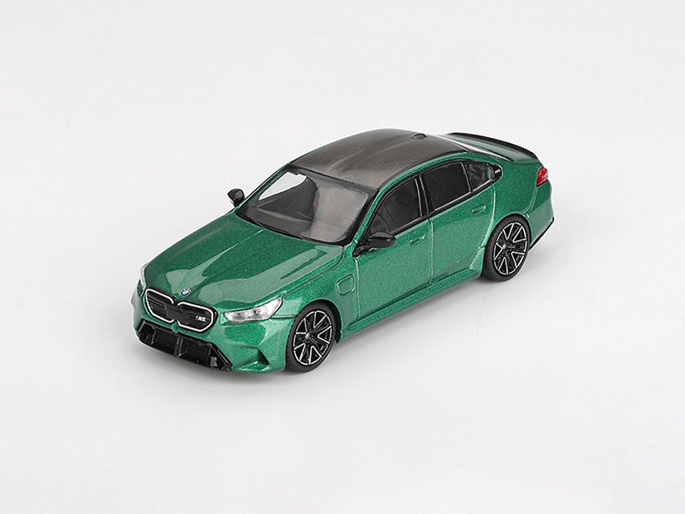 MiniGT 1/64 BMW M5 G90 Sedan Isle Of Man Green Metallic - Diecast Toyz Australia