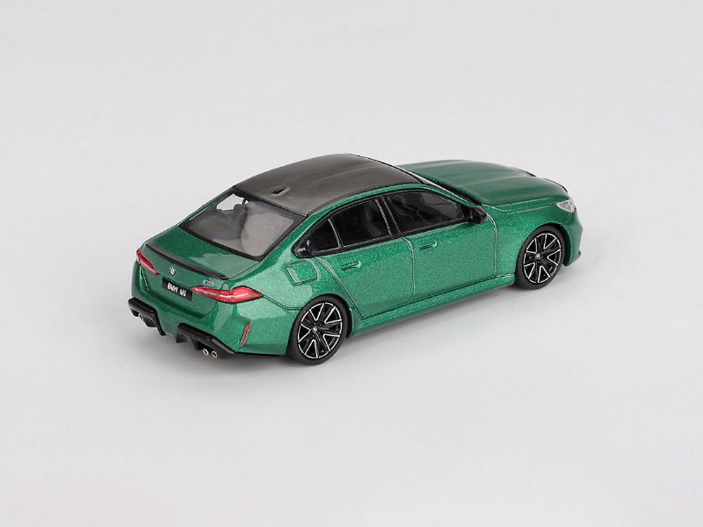 MiniGT 1/64 BMW M5 G90 Sedan Isle Of Man Green Metallic - Diecast Toyz Australia