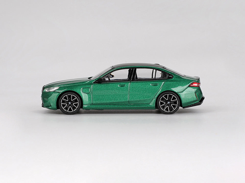 MiniGT 1/64 BMW M5 G90 Sedan Isle Of Man Green Metallic - Diecast Toyz Australia